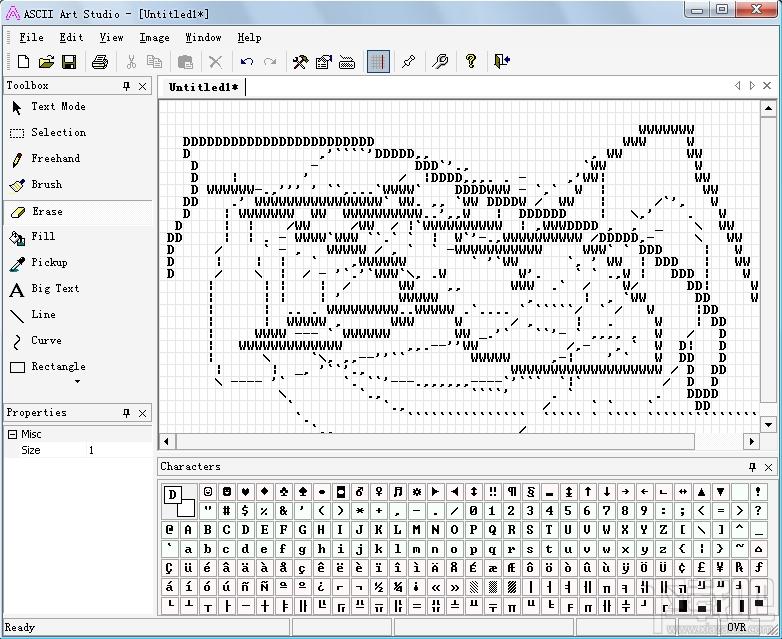 ASCII Art Studio,字符图形