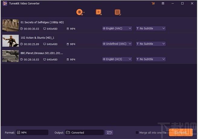TunesKit Video Converter下载,视频转换器,视频转换