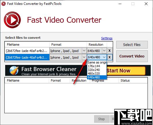 Fast Video Converter下载,视频转换,格式转换